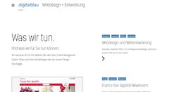 Desktop Screenshot of digitalblau.net